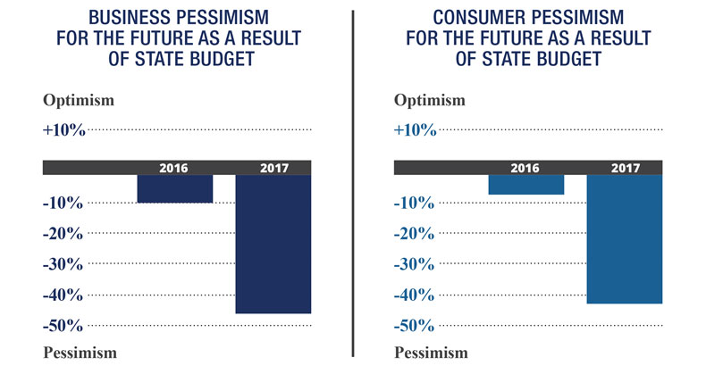Business and Consumer Pessimism for the Future as a Result of State Budget