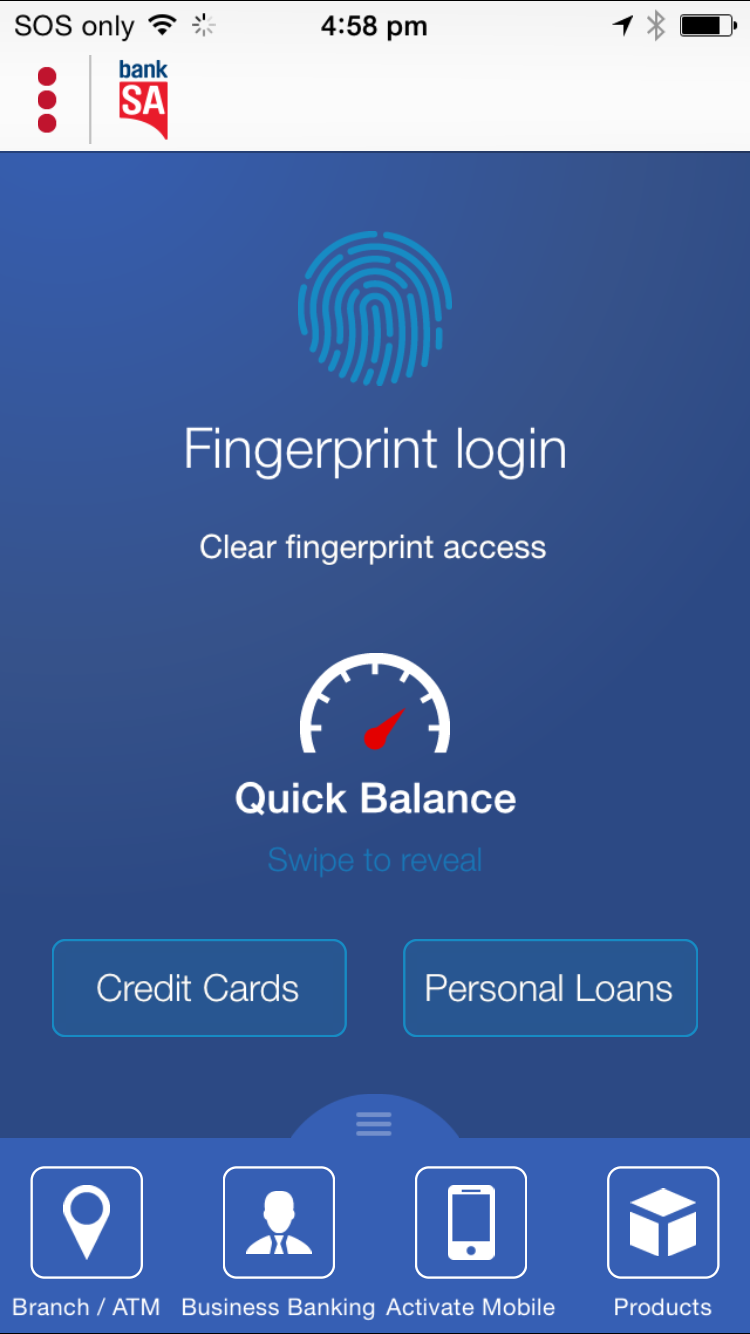 iPhone - Login Screen iPhone - Login Screen