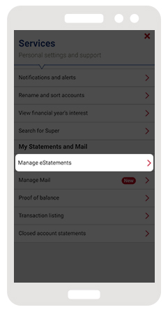 Manage statements Manage statements